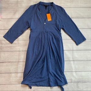 Isabella Oliver Blue Midi Dress
